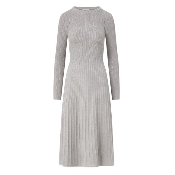 Veronica Beard Dresses & Skirts - Veronica Beard Ribbed Heather Grey Nami Sweater Dress Size XS